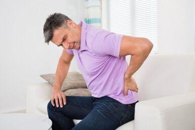 Low's pain is a sign of osteochondrosis